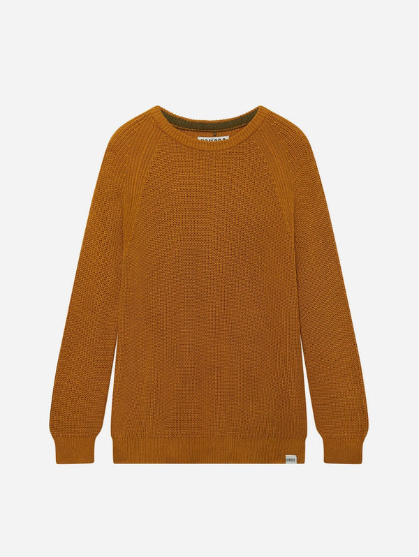 KOMODO Sergio Women's Organic Cotton Jumper | Mustard