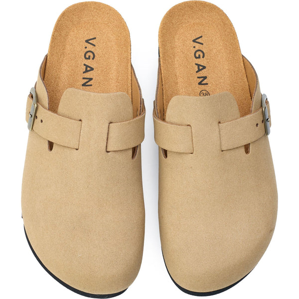 V.GAN Taro Comfort Women's Vegan Footbed Slippers | Beige