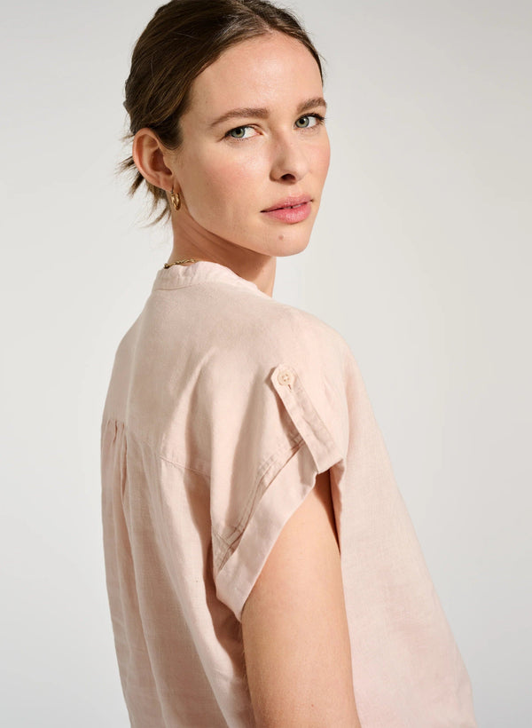 Baukjen Alexia Linen Shirt | Powder Pink