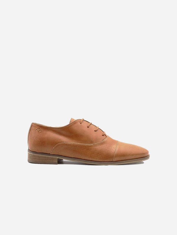 COG Aiko Women's Vegan Leather Oxfords | Camel UK5 / EU38 / US7