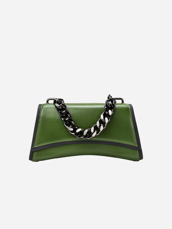 Eslla Dharma Vegan Cactus Leather Crossbody | Green Helen