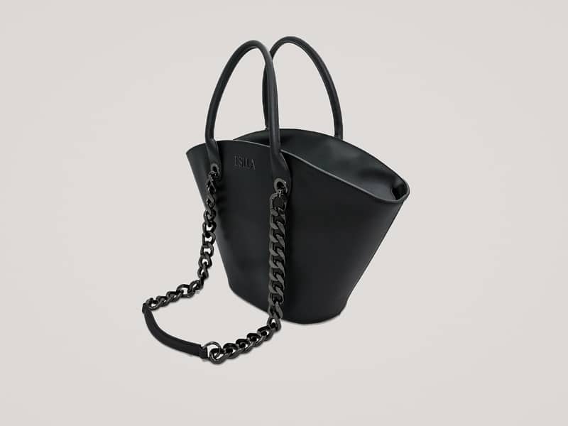 Eslla Seva Tote Matte Black