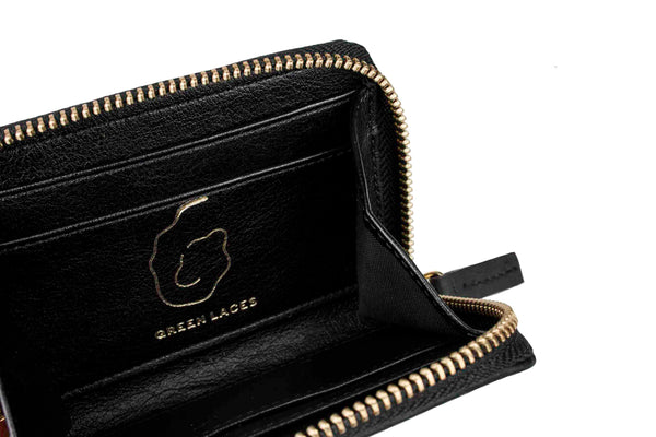 Green Laces Green Laces Wallet Black Cork