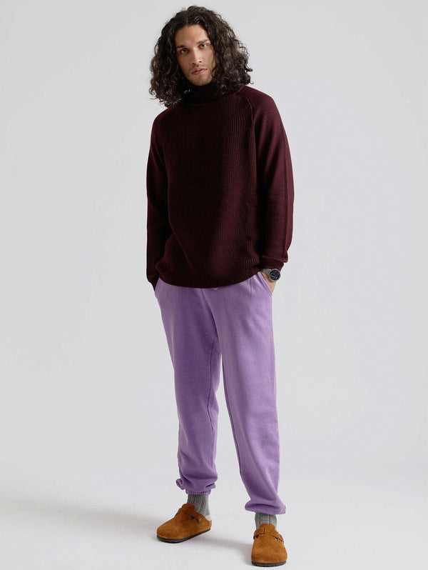 KOMODO Adam Men's GOTS Organic Cotton Jogger | Lilac Small