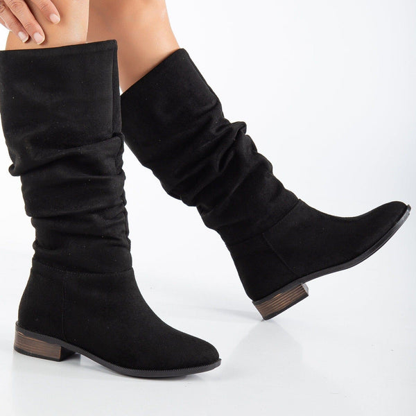 Prologue Shoes Maribel - Black Suede Boots