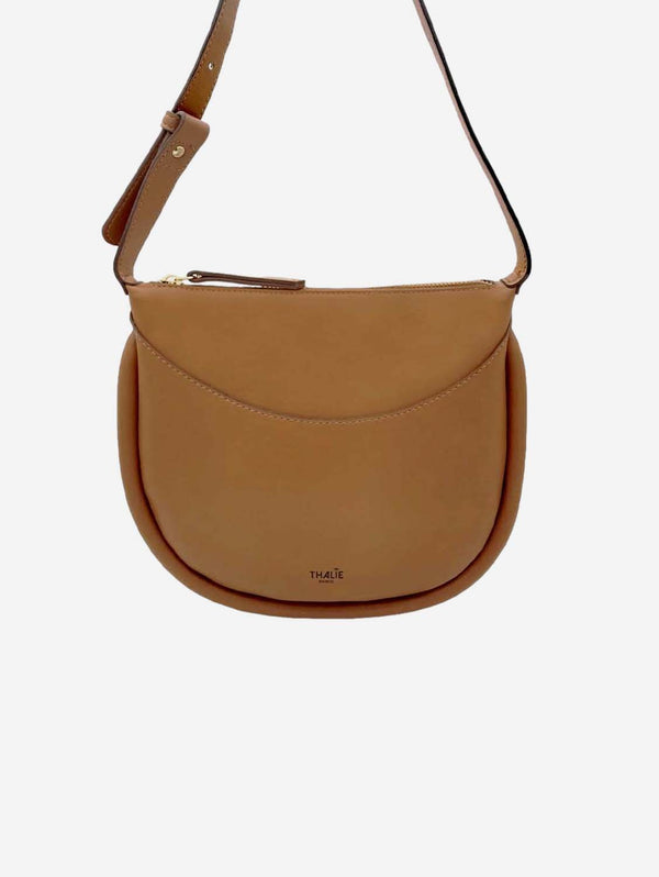 Thalie Adele Desserto® Cactus Leather Vegan Shoulder Bag | Brown