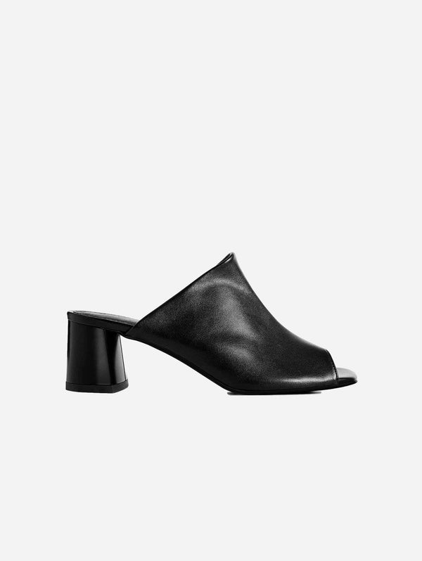 Bohema Uptown Desserto® Cactus Leather Vegan Mules | Black