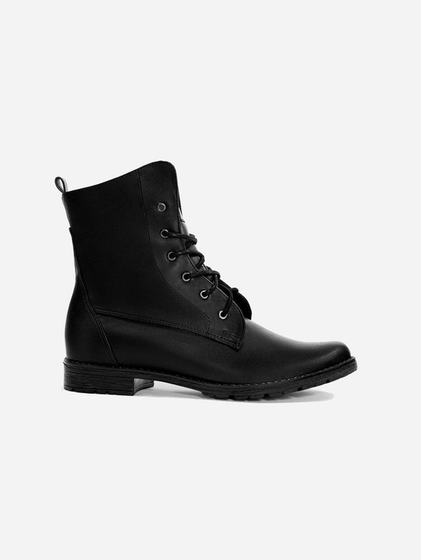 Bohema Workers No. 2 Desserto® Cactus Leather Vegan Boots | Black