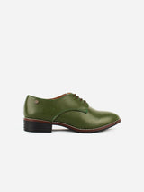 Immaculate Vegan - Carmona Collection Esther Vegan Cactus Leather Derby Shoe | Green