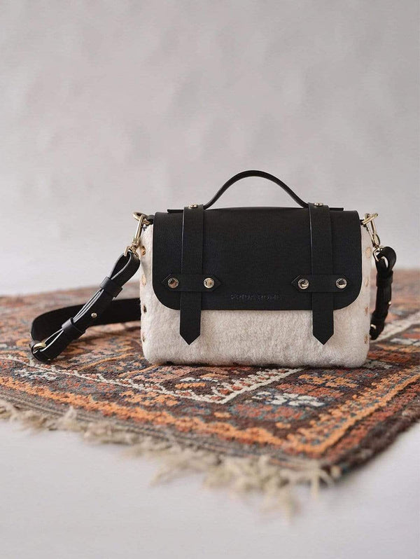 FRIDA ROME The WEEK/END Crossbody Add-On | Vegan Shearling Panel