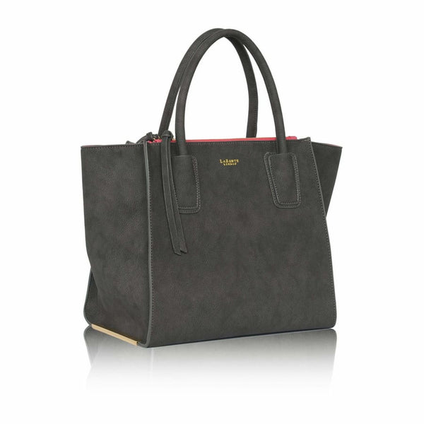 La Bante Demi Grey Vegan Winged Tote Bag