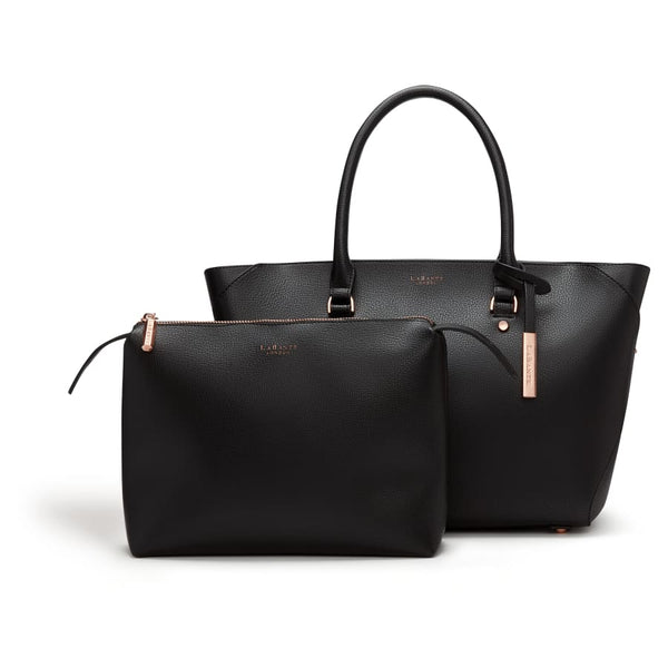 La Bante Sophie Black Vegan Tote Bag