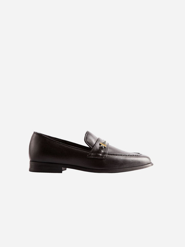 Ross Oliver Bridge-Bit Cactus Leather Vegan Loafer | Black UK7 / EU41 / US8