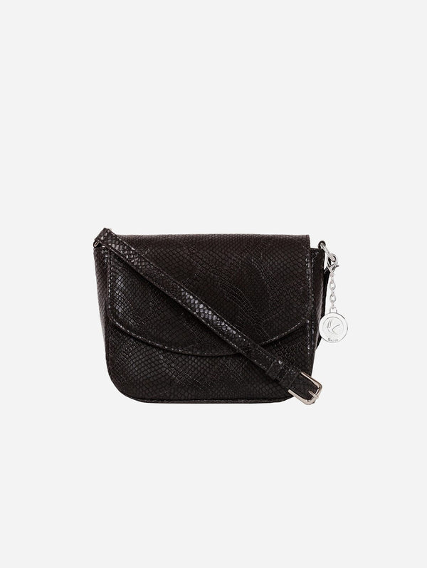 Svala Tashi Vegan Leather Crossbody Bag | Black