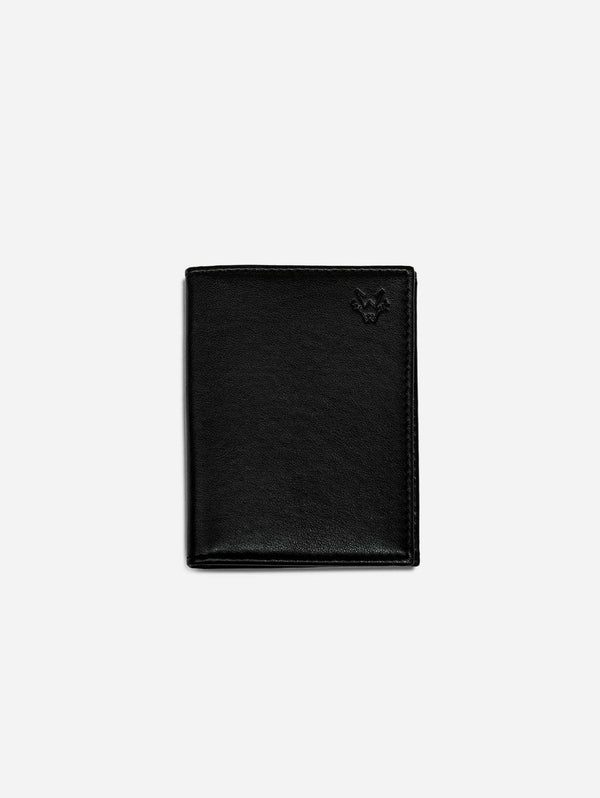 Watson & Wolfe Vegan Leather RFID Protective Bifold Card Holder | Black