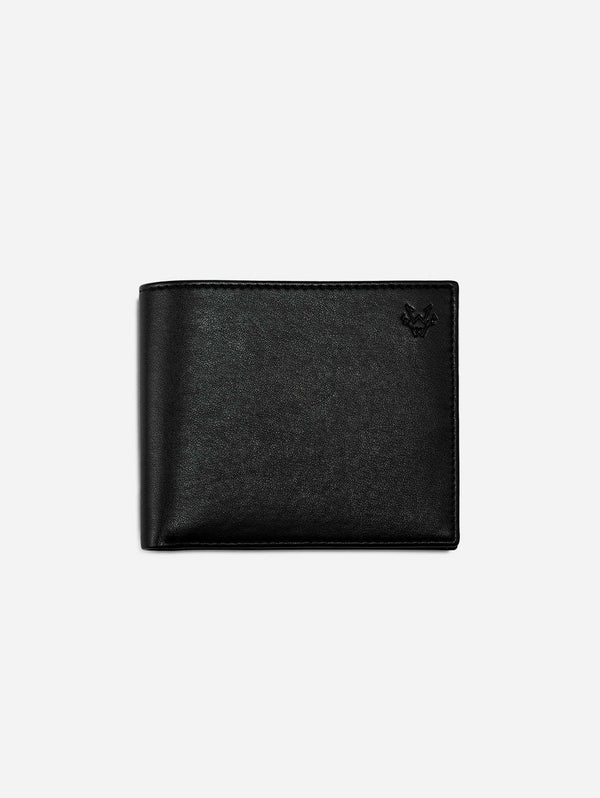 Watson & Wolfe Vegan Leather RFID Protective Wallet | Black & Red