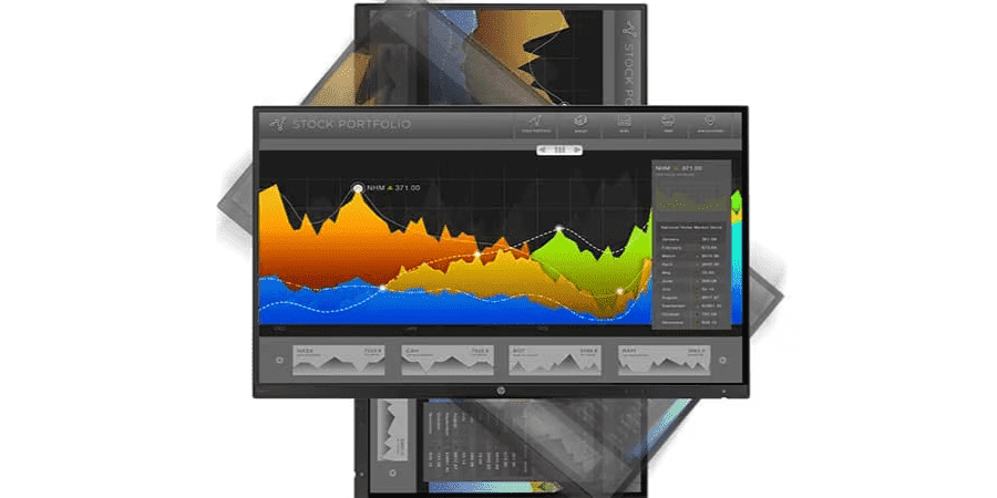 HP Laptop with rotated screen for versatile viewing