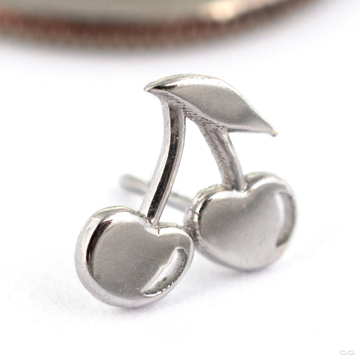 Cherries Press-fit End in 14k White Gold from Tawapa