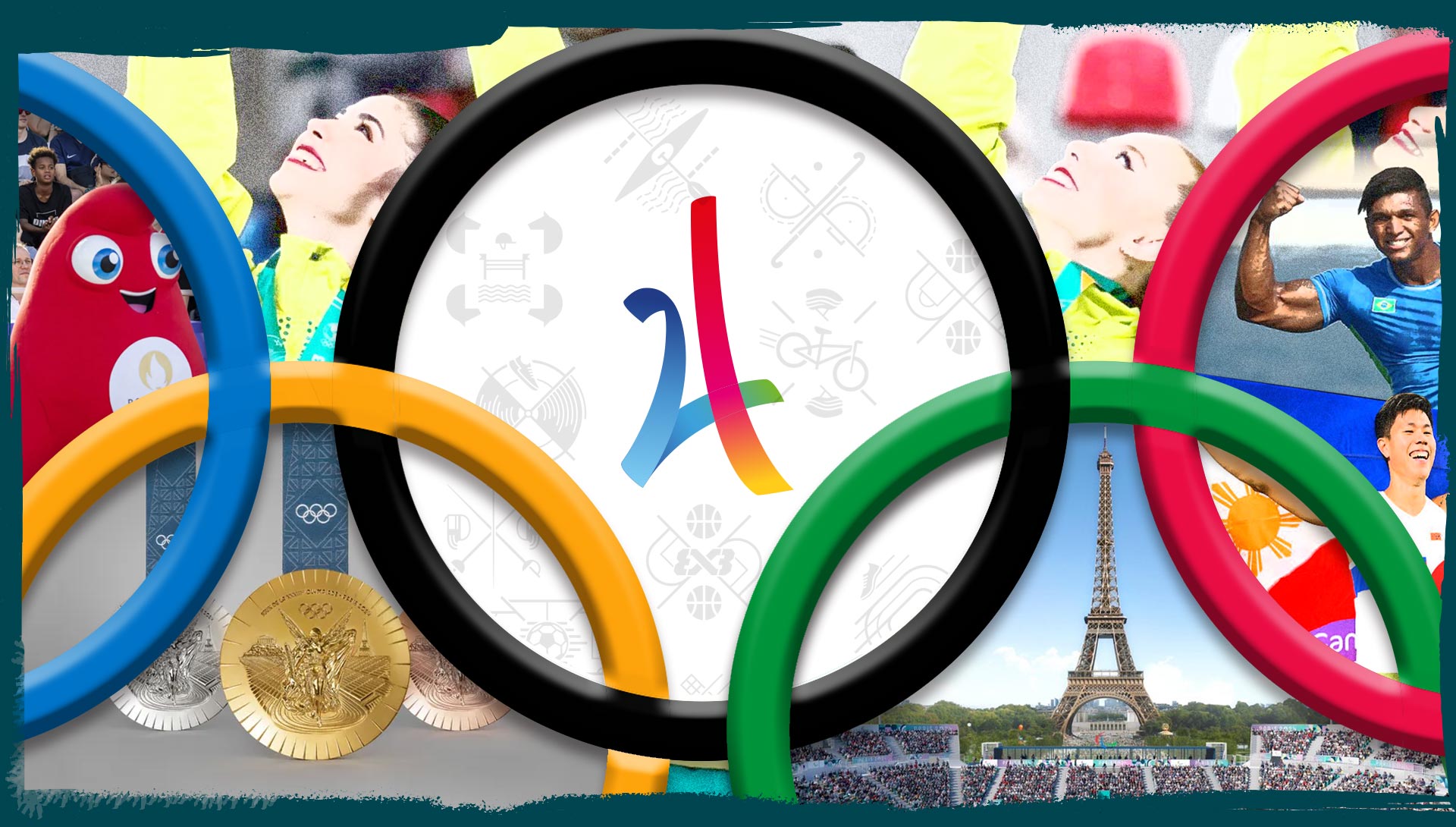 imagem de abertura das olimpiadas de paris 2024