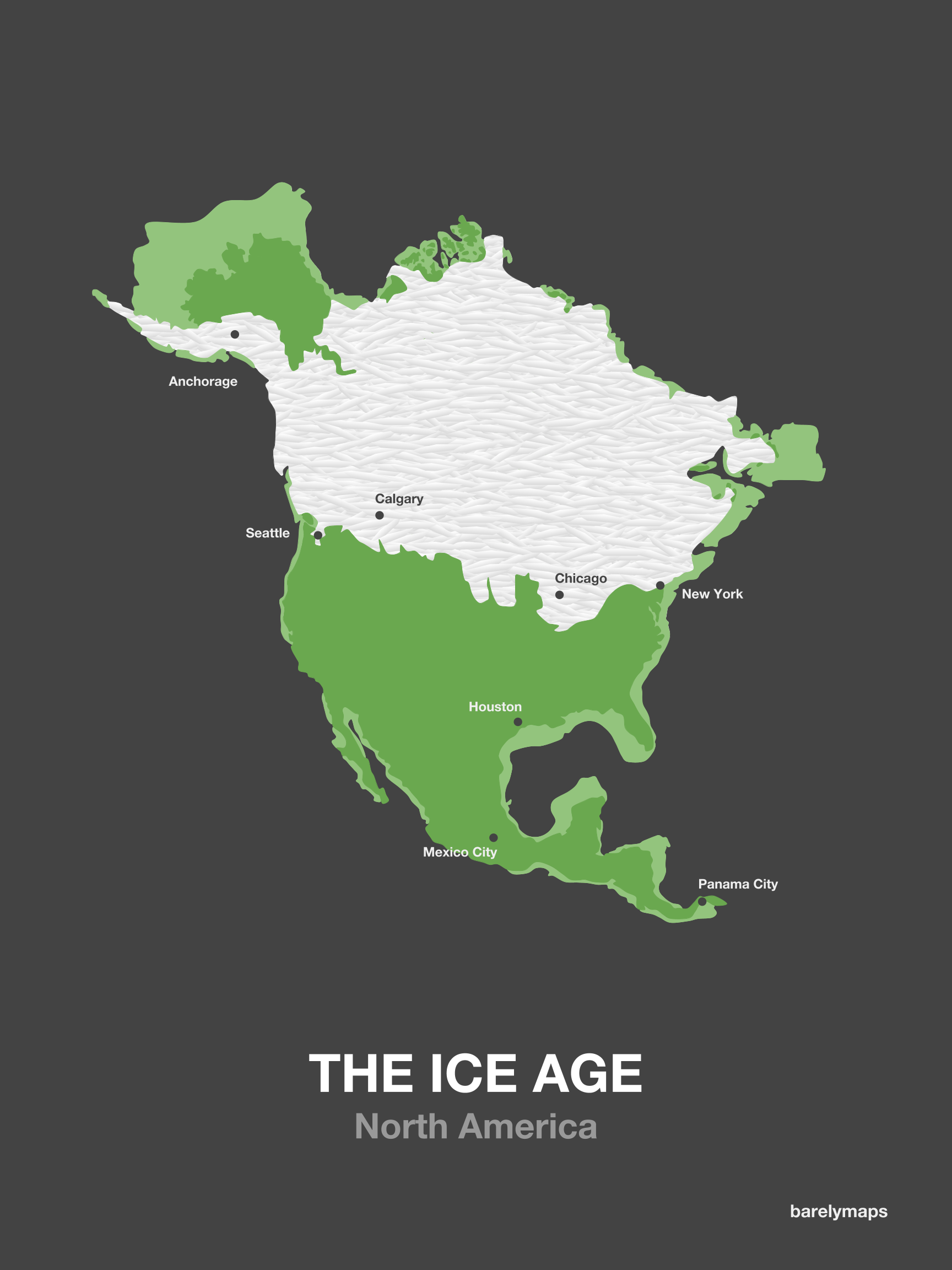 Ice Age Britain Map