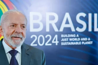 O atual presidente do Brasil,, Luiz Inácio Lula da Silva