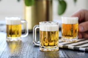 Learn how to make Mini Beer Shots! #minibeer #shot #licor43 #recipe #shots