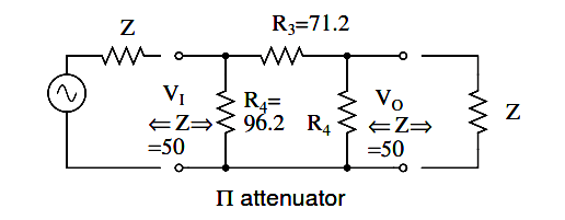 Π-section attenuator