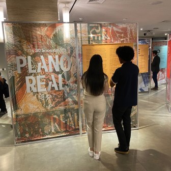 Exposição na B3 sobre os 30 anos do Plano Real foi inaugurada nessa quinta-feira