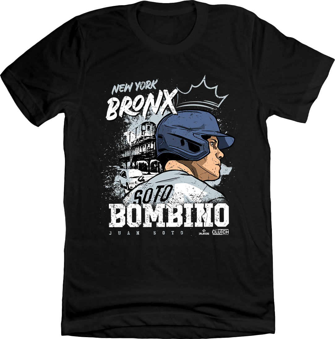 New York Bronx Bambino Animated Black Tee In The Clutch