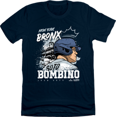 New York Bronx Bambino Animated Navy Tee In The Clutch