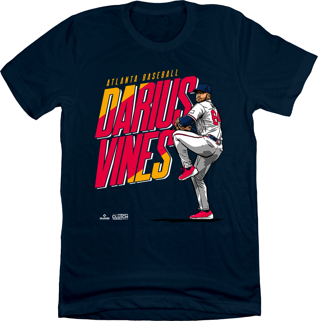 Darius Vines Name and Number MLBPA Tee In the Clutch