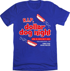 Dollar Dog Night - Royal Blue Tee