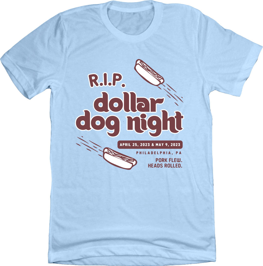 Dollar Dog Night Philadelphia blue T-shirt In The Clutch