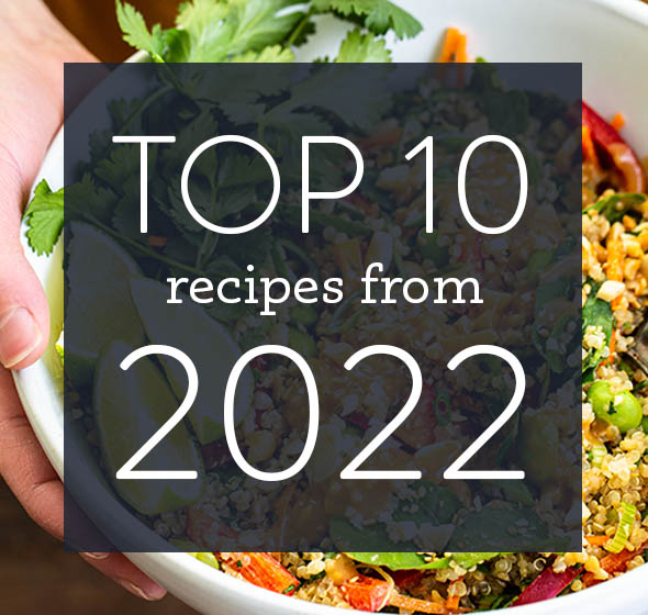 featured image of top 10 recipes from 2022