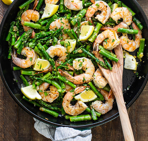 shrimp and asparagus stir fry