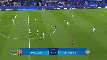 FC Barcelona - St. Polten. Skrót meczu