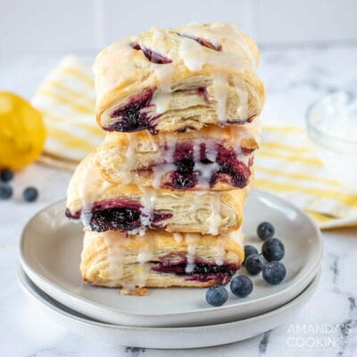 Lemon Blueberry Hand Pies