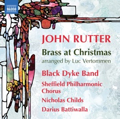 RUTTER/BRASS AT CHRISTMAS cover art