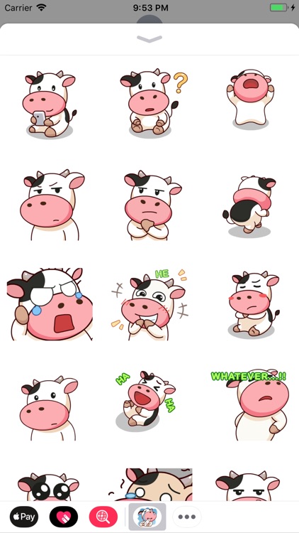 Happy Milk Cow Stickers Pack