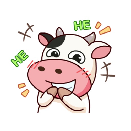 Happy Milk Cow Stickers Pack