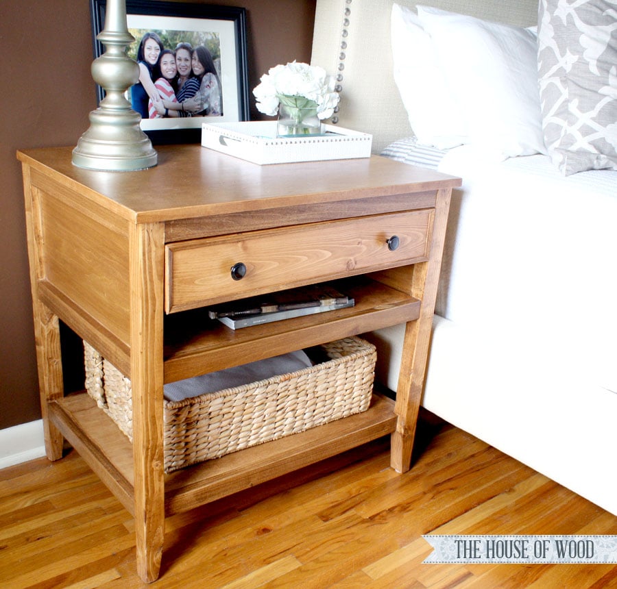 DIY nightstands bedside tables