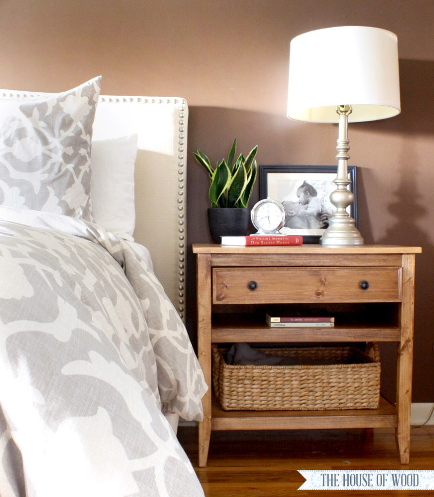 DIY Nightstand Bedside Table