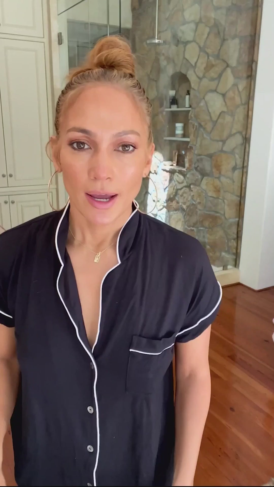 JLo's night time skincare routine