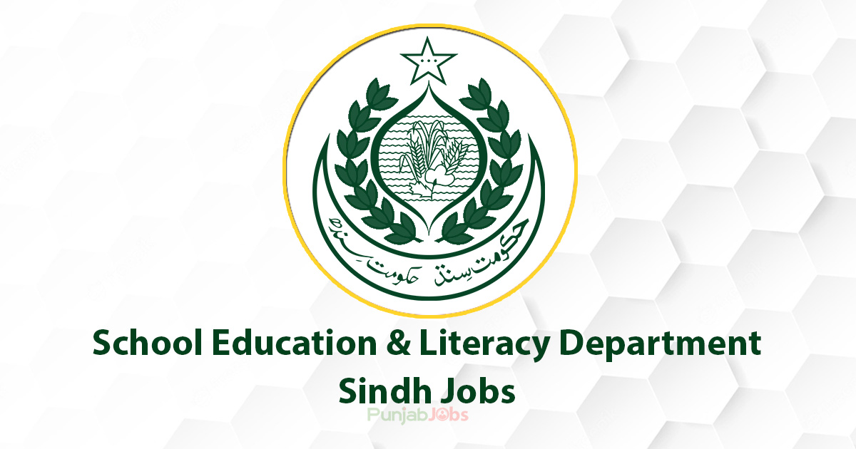 School Education & Literacy Department Sindh Jobs 2022