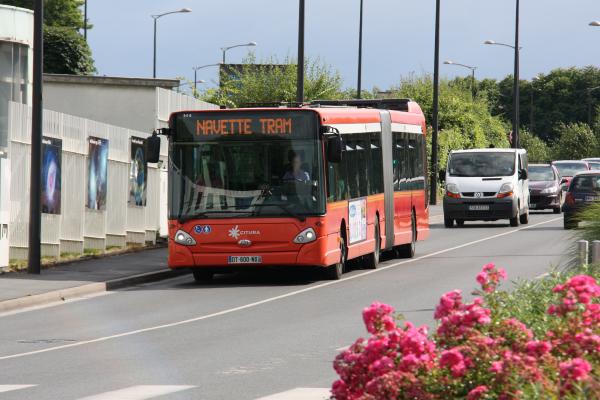 Citura - Heuliez Bus GX437 n°908 - Ligne TRAM