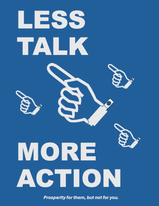 Less Talk More Action