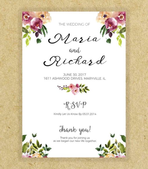 Wedding Invitation Cards