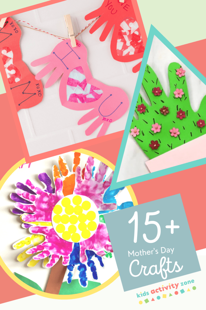 15+ Mother’s Day Handprint Crafts - Kids Activity Zone