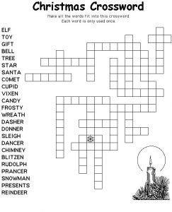 Hard Christmas Crossword Puzzles