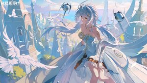 Rating: Safe Score: 41 Tags: animal bell bird breasts building city cleavage clouds dress gray_eyes halo landscape liv_(punishing:_gray_raven) logo long_hair pointed_ears punishing:_gray_raven robot scenic sky tagme_(artist) tattoo water white_hair wings wristwear User: otaku_emmy